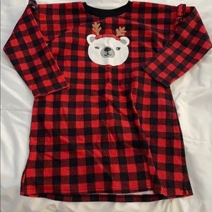 Girls bear Christmas pajamas